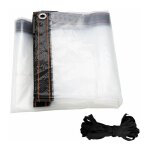 Hengda bâche transparente indéchirable protection transparente armée bache plastique 220 g / m² 3x2m Hengda bâche transparente indéchirable protection transparente armée bache plastique 220 g / m² 3x2m