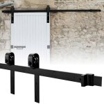 Swanew kit de porte coulissante systme coulissante ferrure pour systme pour portes coulissantes avec ...