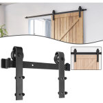 Hengmei - garniture de porte coulissante ferrure pour syst�me pour portes coulissantes avec rail de roulement ...
