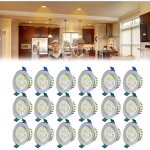 Hengmei - spot encastrable de salle de bain lot de 20 led spot encastrable encastr 3w blanc chaud spots ...
