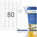 Herma 10901 etiquette universelles 35. 6 x 16. 9 mm papier blanc 2000 pc(s) fixation permanente imprimante ...