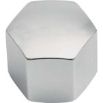 Hermeta - ecrou borgne aluminium argent anodis� m8