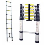 Herzberg hg 5260 echelle telescopique en aluminium avec pied antiderapant - 26 m 8