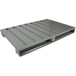 Heson, palette plate en acier, l x l 1000 x 800 mm, force 2000
