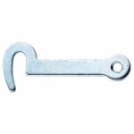 Hettich lot de 2 crochets de contrevent acier hettich, l. 70 x l. 27 mm