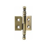 Hettich - paumalle vase droite acier laiton vieilli 50x40mm