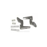 Hettich - charnieres x2 (inferieur & superieur) pour refrigerateur whirlpool
