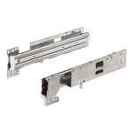 Hettich - coulisse quadro duplex 60 - matriau : acier - dcor : zingu - charge : 60 kg