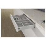 Hettich - insert de tiroir orgatray 440, largeur 401 - 450 mm, profondeur 441 - 520 mm, argent