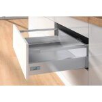 Hettich ? kit tiroir complet 520 mm hauteur 144 mm ? casserolier anthracite avec bandeaux ? personnalisation ...