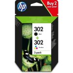 Hewlett packard - hp 302 pack cartouche noire + cartouche couleurs pour imprimante jet d'encre Hewlett packard - hp 302 pack cartouche noire + cartouche couleurs pour imprimante jet d'encre