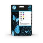 Hp 950 / 951 pack de 4 cartouches dencre authentiques, noir / cyan / magenta / jaune c2p43ae pour imprimantes ... Hp 950 / 951 pack de 4 cartouches dencre authentiques, noir / cyan / magenta / jaune c2p43ae pour imprimantes ...