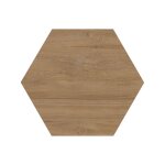 Carrelage sol / mur hexagonal effet bois grand format hexagono belice natural