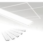 Hexim profil�s led, aluminium sous - pl�tre avec couvercle opale, diverses largeurs: 22, 5 mm, opale ...