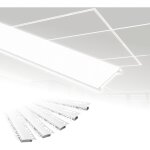 Hexim profil�s led, aluminium sous - pl�tre avec couvercle opale, diverses largeurs: 32, 5 mm, opale ...