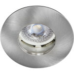 Aric - hidro - 230 cx - encastr� gu10, ip20 / 65, vol. 2, rond, fixe, nickel, lpe non incl.