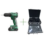 Hikoki ? perceuse - visseuse � percussion sans fil 18v avec 2 batteries 2, 0ah ? moteur autocopiant ? ...