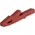Pince crocodile 25 a rouge sks hirschmann 932146101 plage de serrage max. : 9. 5 mm longueur: 80. 5 mm ...