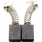 Balais de charbon pour hitachi meuleuse g 23sw - 7x13x17mm