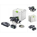 Festool hkc 55 eb - basic scie circulaire sans fil 18 v 160 mm brushless + 1x batterie 5, 0 ah + chargeur ...