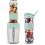 Hkoenig - mini blender - smoo18 - 300 w - 570 ml - vert pastel - 2 gourdes incluses
