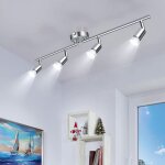 Hofuton plafonnier led 4 spots, spot de plafond orientable, luminaire plafonnier pour chambre cuisine, ...