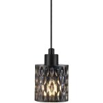 Suspension hollywood verrerie smoked, h. 17. 7 - ip20 - e27 / nordlux int�rieur