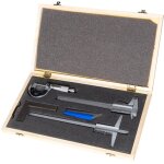 Holzmann - ensemble d'instruments de mesure calibre - micrometre - carre mwk5