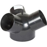 Holzmann maschinen - inverseur 3 voies pour tuyau d'aspiration des copeaux 150 - 3x100 mm holzmann