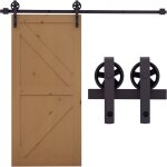 Homcom - kit de porte coulissante syst�me galandage pour porte �paisseur 35 - 45 ou 40 - 45 mm longueur ...