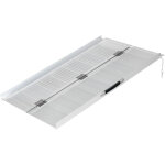 Homcom - rampe de fauteuil roulant rampe de chargement antidérapante pliable avec bordures de sécurité ... Homcom - rampe de fauteuil roulant rampe de chargement antidérapante pliable avec bordures de sécurité ...