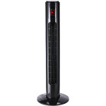 Ventilateur colonne tour oscillant silencieux 45 w avec t�l�commande �cran affichage minuterie 3 modes ...
