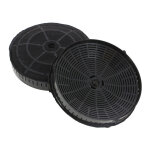 Home equipement - lot de 2 filtres � charbon type 57 dim. 18 x 3, 8 cm pour hotte elica