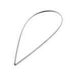 Collier de joint de hublot 37008603 pour lave linge atlantic, avea, aya, bellavita, bluesky, bsk, carrefour ...