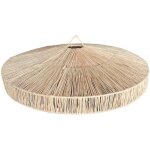 Abat - jour parasol raphia japandi naturel 78x78x5 cm