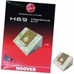 Lot de 5 sacs h69 pour aspirateur hoover 35601053