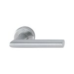 Hoppe ? lot de 2 poign�es de porte utrecht inox ? pour portes int�rieures ? finition mate ? syst�me de ...
