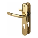 Hoppe et cie - poign�e de porte d'entr�e - tokyo dor� - cl� i - 195 mm