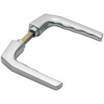 Hoppe - pi�ce de per�age de poign�e de porte frankfurt 117l alu. f2 / couleur maillechort 4 - kt. 8mm ...