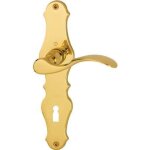 Hoppe - plaque poign�e porte weimar m112sln / 2007 ms f73 pz 72mm din gauche / droite