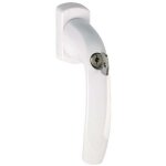 Hoppe - poign�e de fen�tre ny 0810s / u10 tbt1 alu. f9016 / blanc trafic 32mm fermeture - 3286500