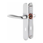 Hoppe - poign�e de porte int�rieure - verona et cie - gris argent - cl� l - 195 mm
