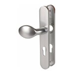 Hoppe - poign�e de porte pali�re - verona et cie - gris argent - cl� i - 195 mm