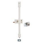 Serrure en applique horga a2p � tirage pour entr�e, droite, 3pts, transit2 30x65mm, axe 70mm, blanc, ...