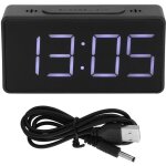Horloge �lectronique simple, r�veil de chevet led avec fonction snooze, pour usage domestique par les ...