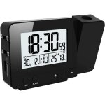 Horloges � projection, r�veil �lectronique projection murale avec double alarme, 12 / 24 heures, date, ...