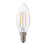 Ampoule led flamme � filament 2w (eq. 16w) e14 4200k