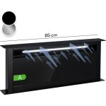 Klarstein - hotte aspirante 90cm, hottes de cuisine 2 en 1  aspiration descendante, dbit d'air de 682 ...