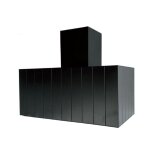 Webmarketpoint - hotte aspirante cube en inox bruni 80 cm