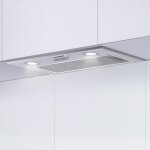 Hotte aspirante encastrable visière 52cm 440m³ / h debit de l'air - 3 vitesses - recyclage ou Évacuation ... Hotte aspirante encastrable visière 52cm 440m³ / h debit de l'air - 3 vitesses - recyclage ou Évacuation ...